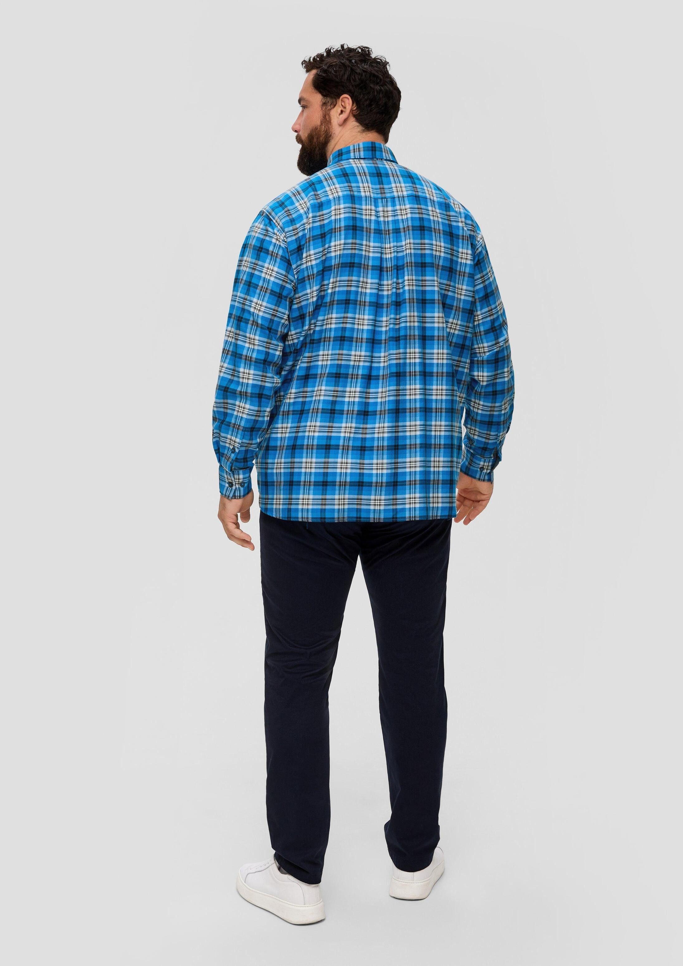 s.Oliver Langarmhemd Hemd Regular: Button Down-Hemd