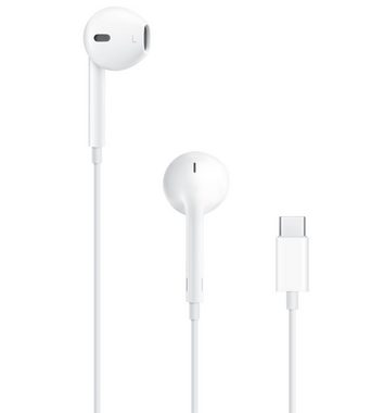 OIITH Apple EarPods (USB C) MTJY3ZM/A integrierte Fernbedienung iPhone 15 USB-Adapter