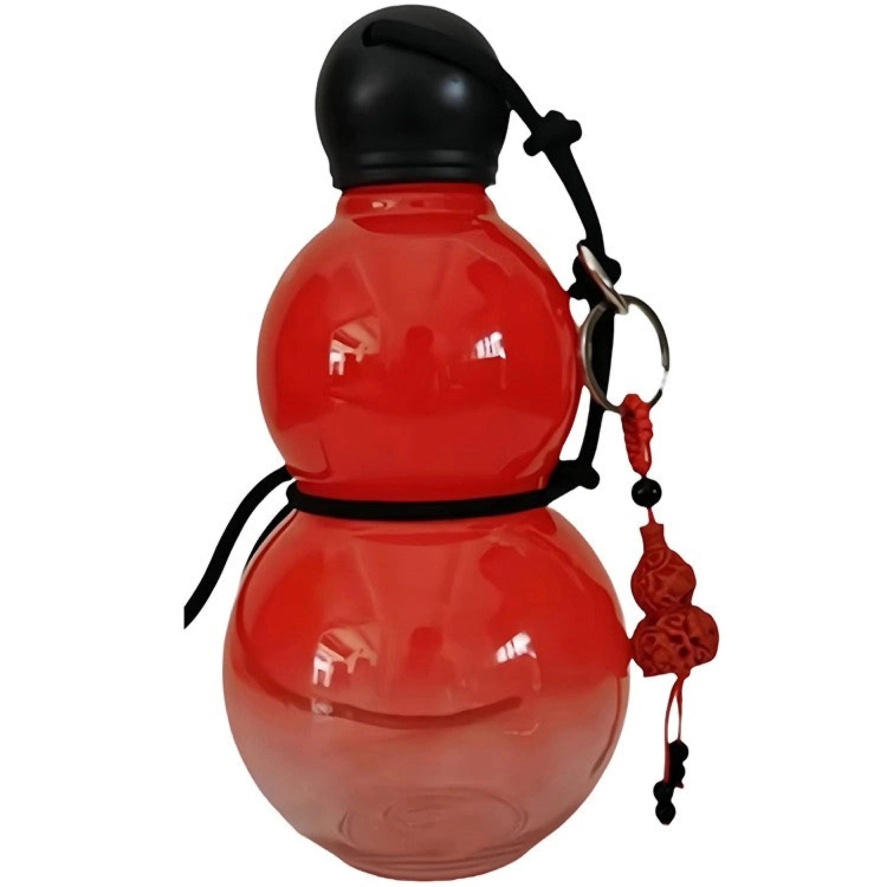 Sport-Knight® Trinkflasche Retro Wasserflasche 800 ml, BPA-freie, tragbare Flasche mit Anhänger