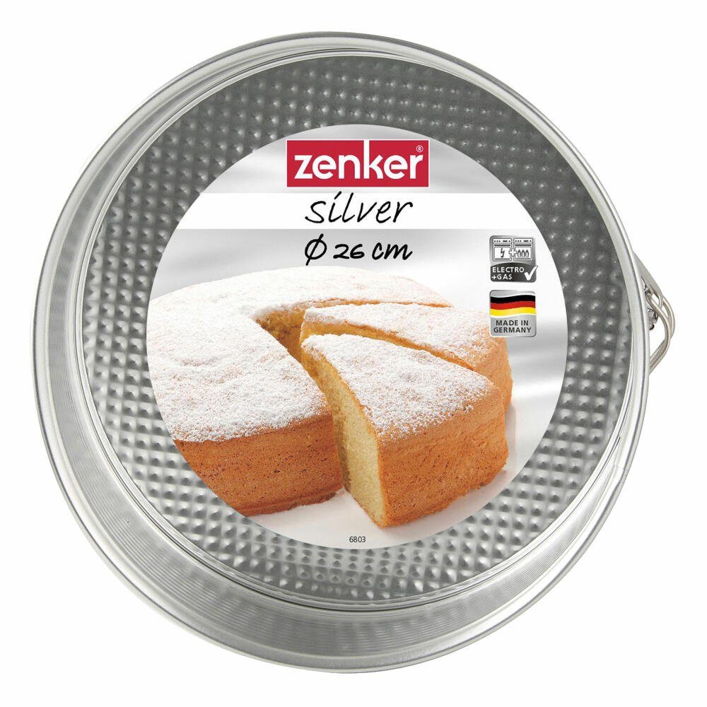 Zenker Springform Silver mit Flachboden 26 cm