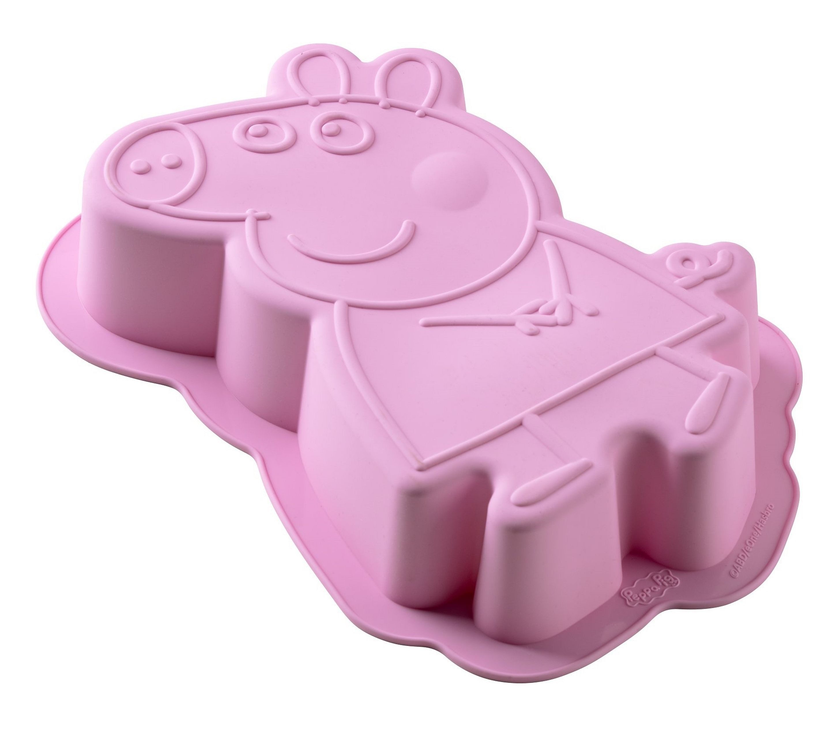 Dr. Oetker Küchenhelfer Backform Dr. Oetker - Silikon Backform Motivbackform Peppa Pig 27x19x5cm Pink