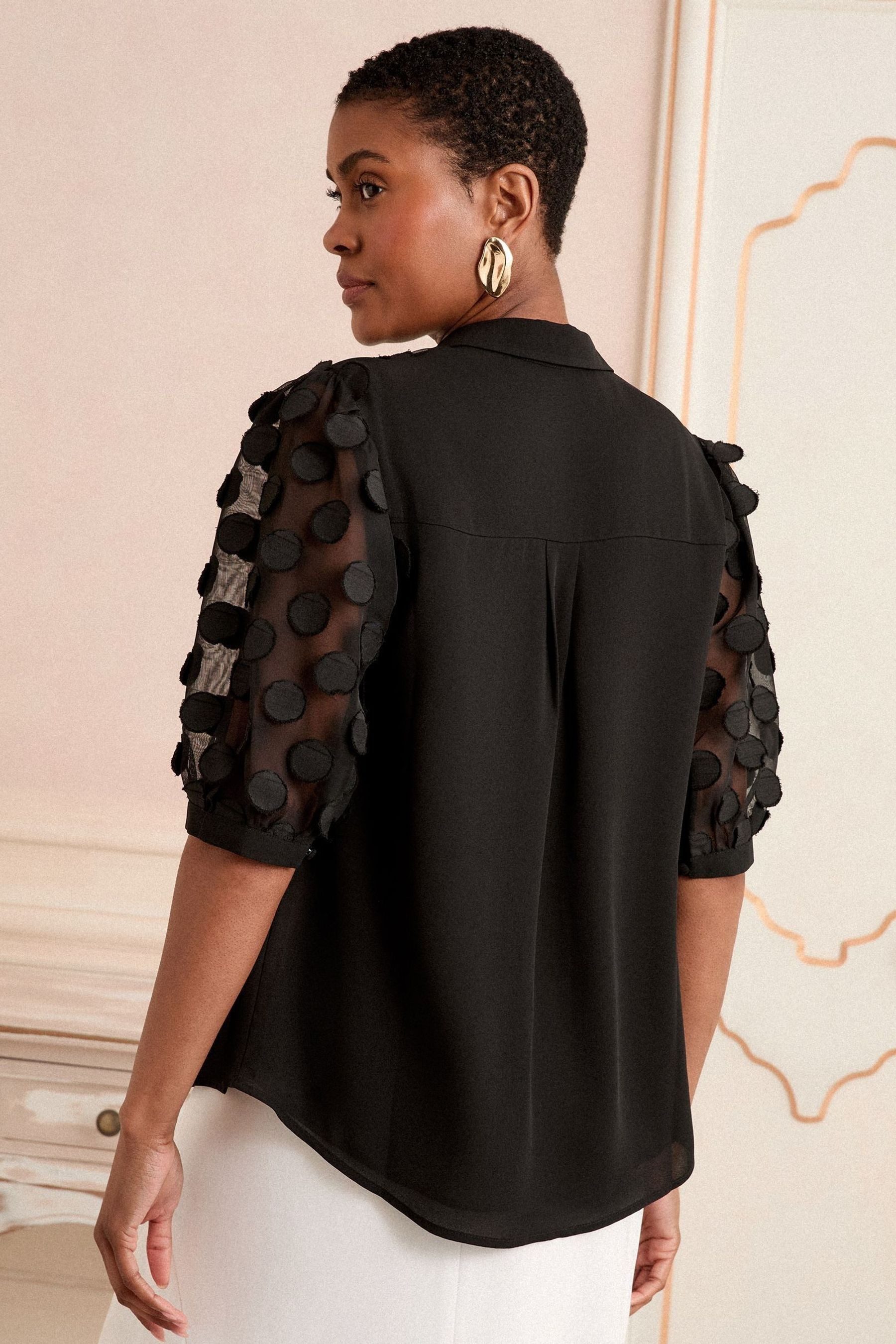 Love & Roses Hemdbluse Love & Roses Shirt mit 3/4-Ärmlen, Regular (1-tlg) günstig online kaufen
