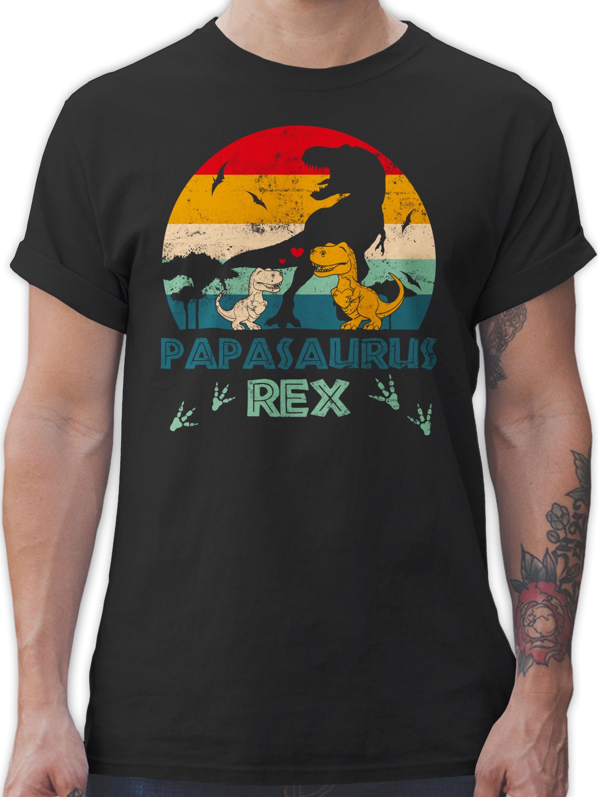 Shirtracer T-Shirt Papasaurus Rex - Papa günstig online kaufen