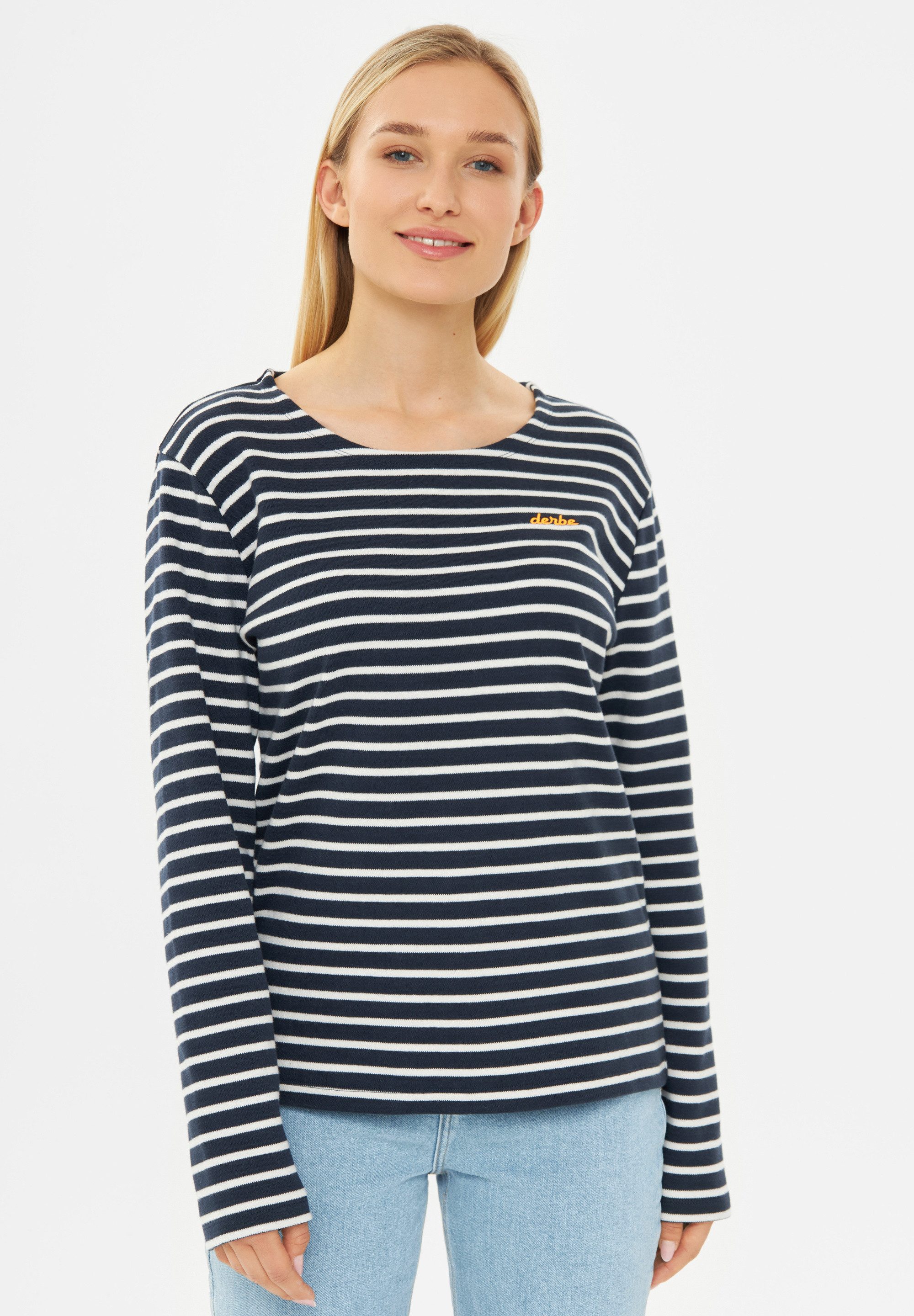 Langarmshirt Interstriped