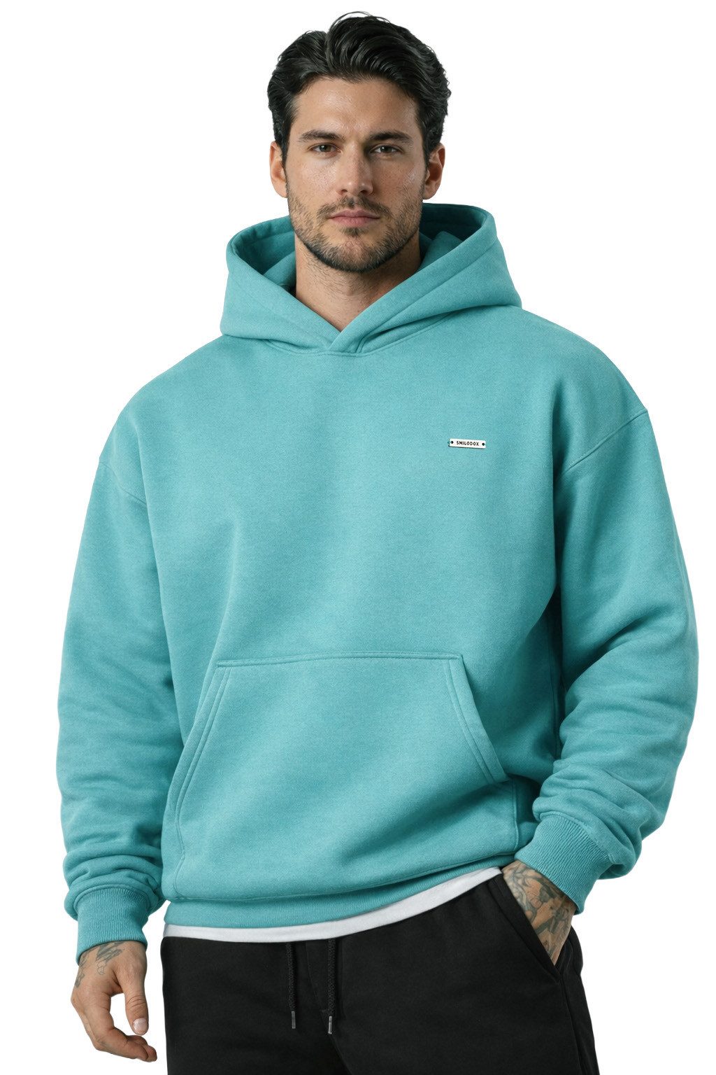 Smilodox Hoodie Dawson, Hochwertiger Kapuzenpullover im Oversize Fit, Sweat günstig online kaufen