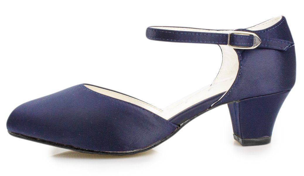 White Lady 850 Satin - weite Туфли Slingpumps