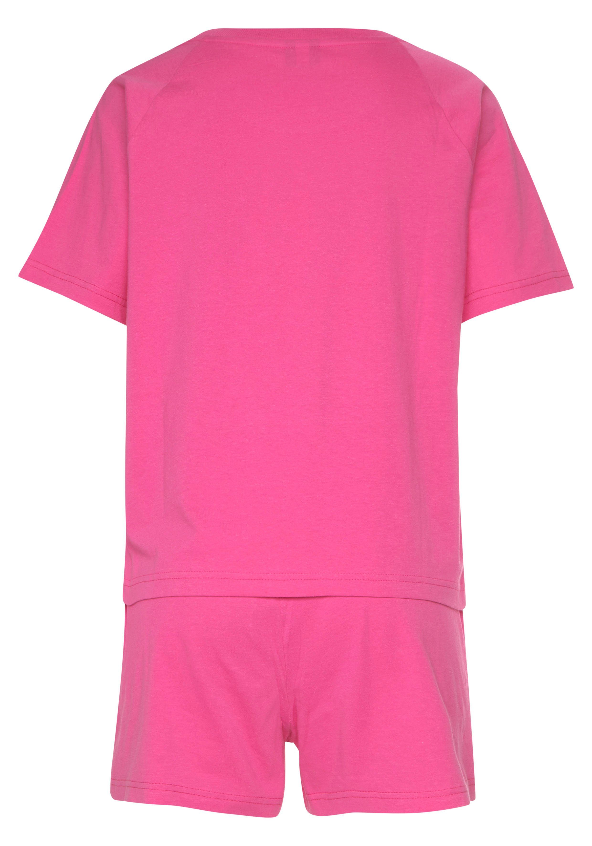 KangaROOS Shorty (Set, 2 tlg) mit Slogan-Frontdruck