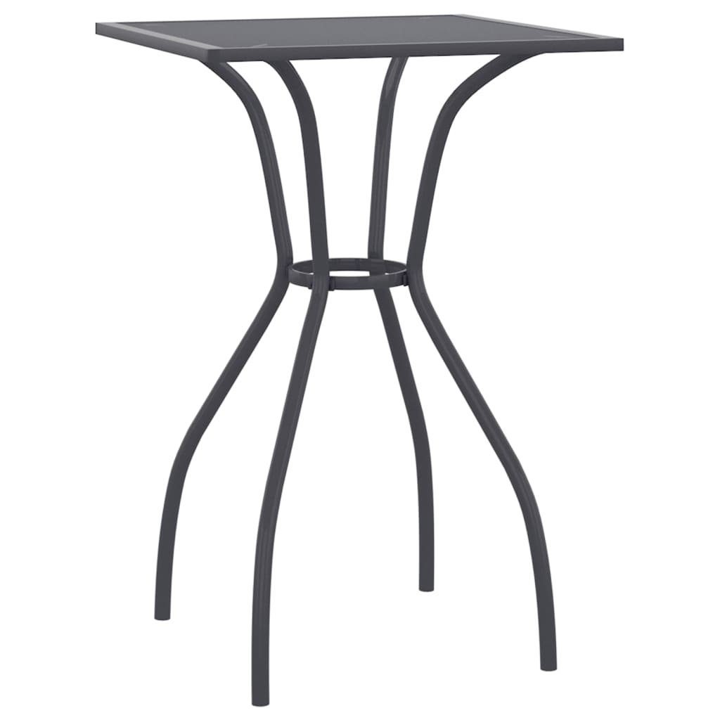 vidaXL Gartentisch Gartentisch Anthrazit 50x50x72 cm günstig online kaufen