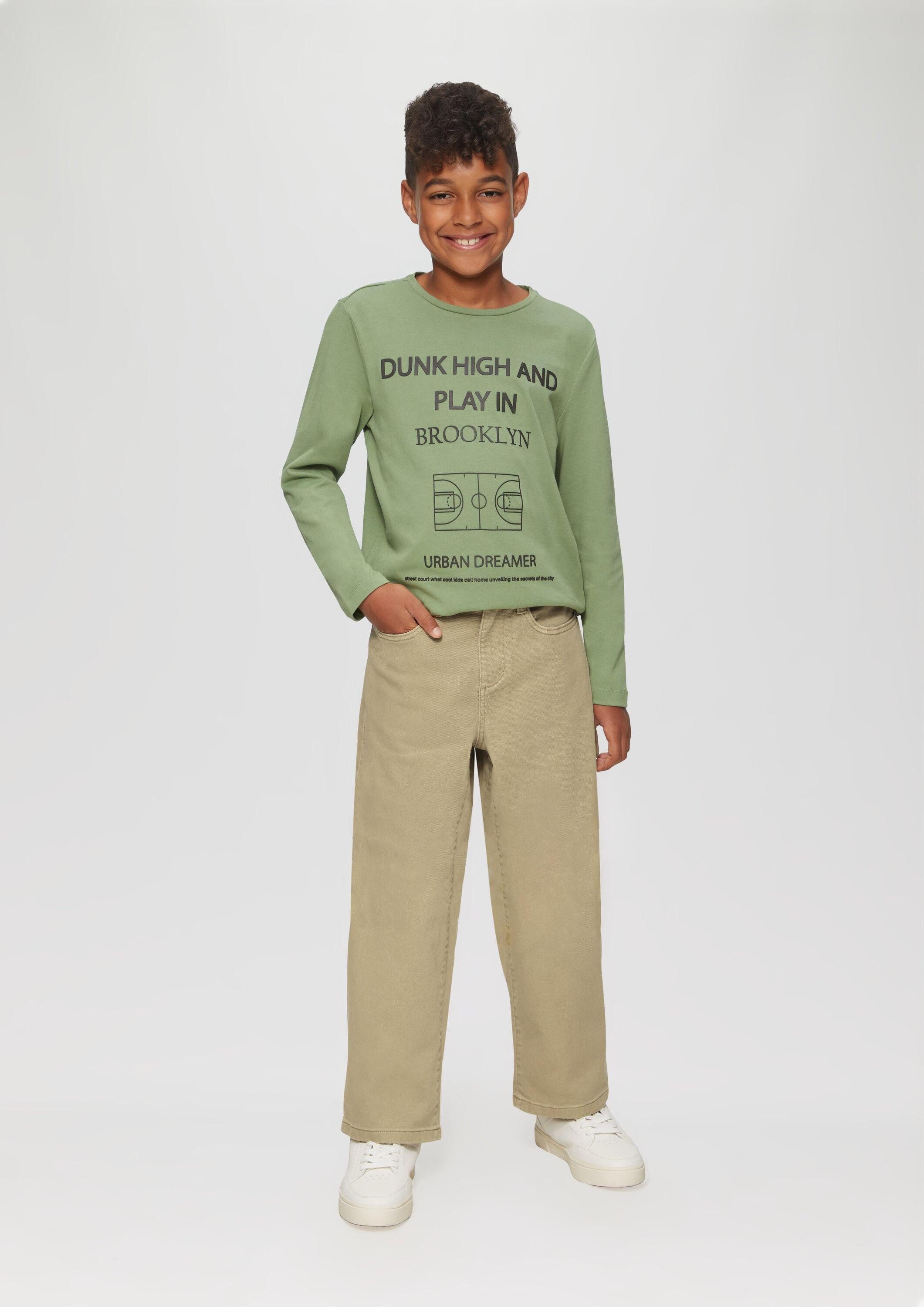 s.Oliver Chinos Hose BAGGY Jeans Baggy / Relaxed Fit/ Mid Rise / Wide Leg