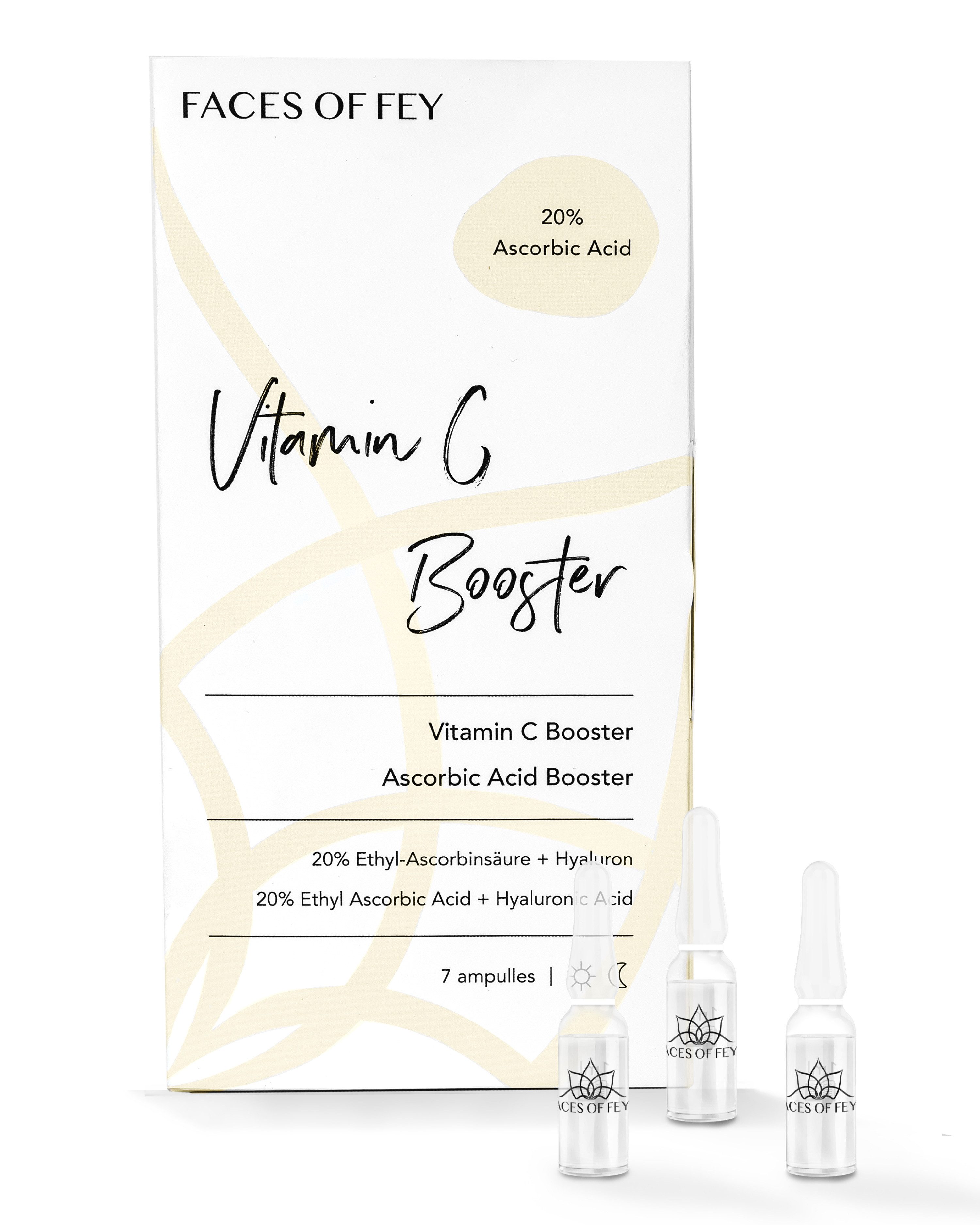 FACES OF FEY Gesichtsserum 20% Vitamin C Booster, 7-tlg.