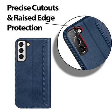 CoolGadget Handyhülle Book Case Elegance Tasche für Samsung Galaxy S21 FE 6,4 Zoll, Hülle Magnet Klapphülle Flip Case für Samsung S21 FE 5G Schutzhülle