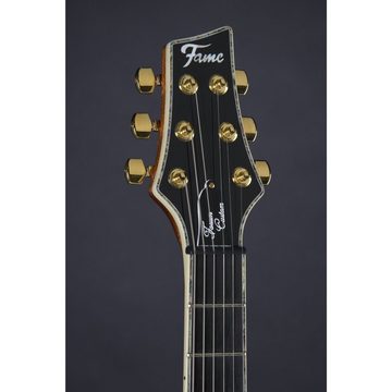 FAME E-Gitarre, Forum Custom Spalted Maple Top Natural, Forum Custom, Spalted Maple Top, Natural Finish