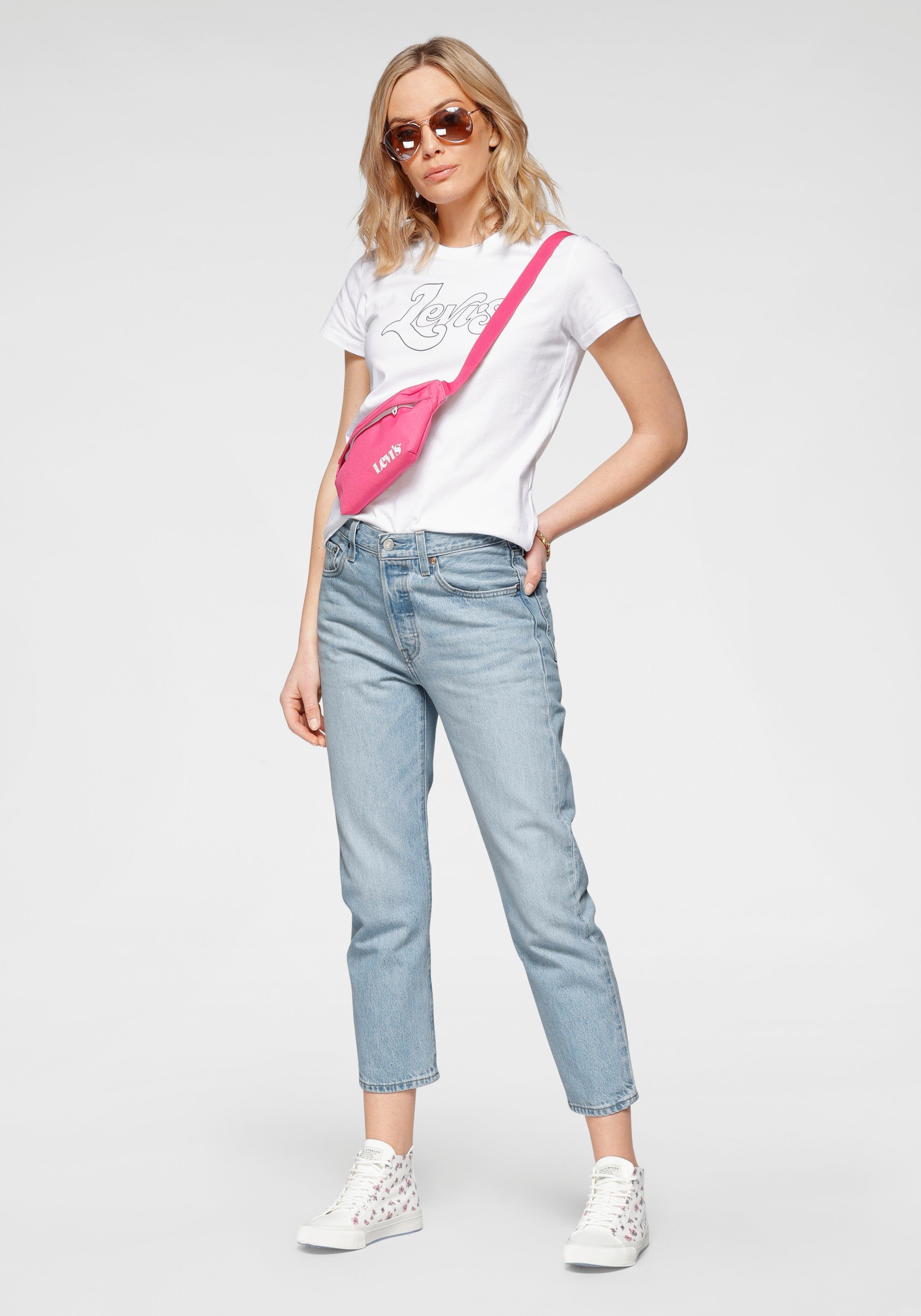 501 Collection 501 Crop Levi's® blue-bleached 7/8-Jeans