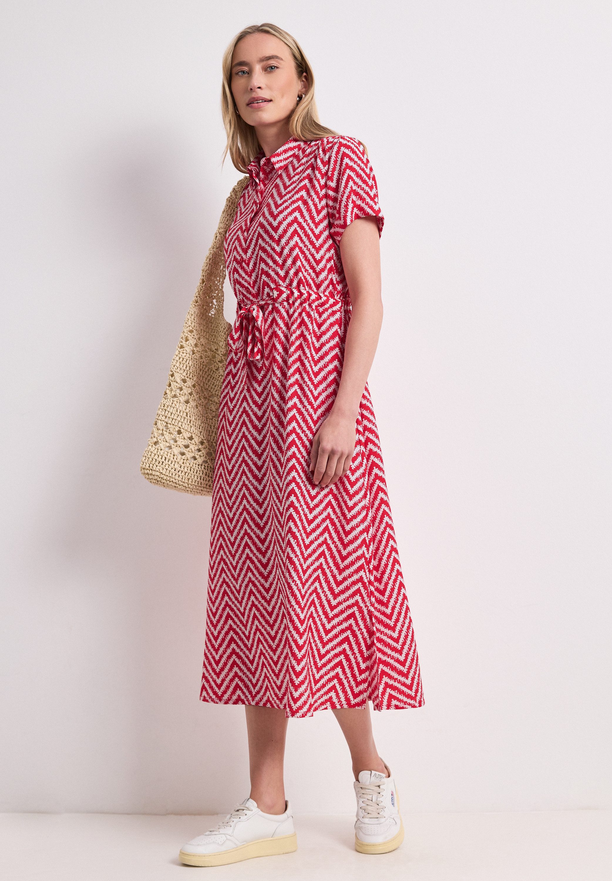 STREET ONE Midikleid aus Viskose