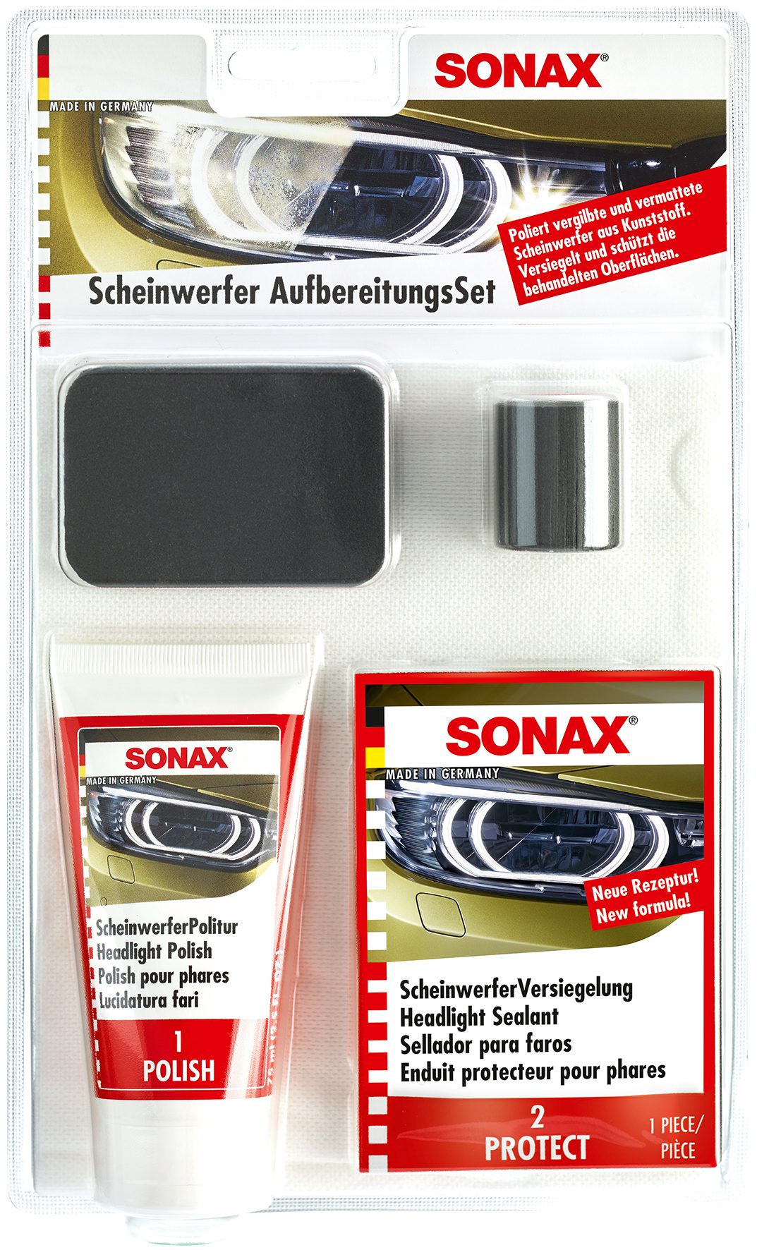 Sonax SONAX Scheinwerfer Aufbereitungsset 85 ml Lackpolitur