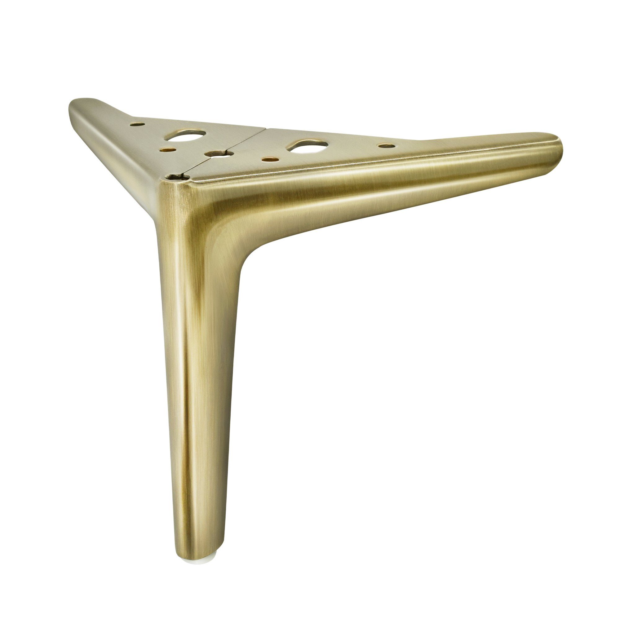 Prima-Online Мебельkufe Мебельfuß 4x Ножки для мебели Metall möbelbeine Schrank Sofa Couch Messing