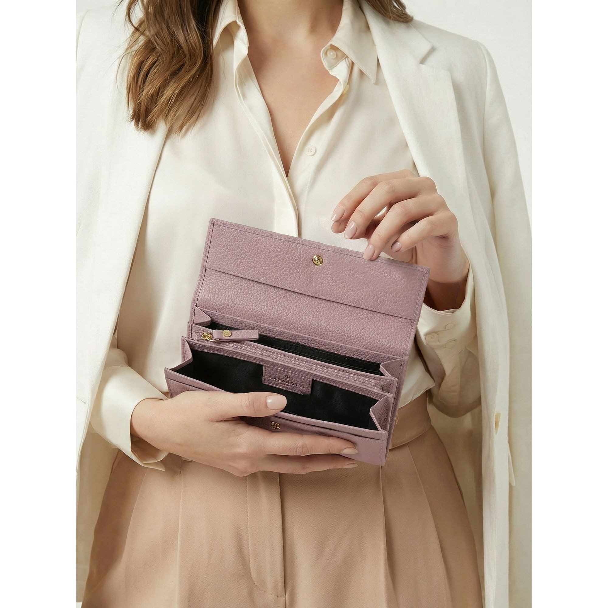 Lazarotti Geldbörse Bologna Leather, Leder