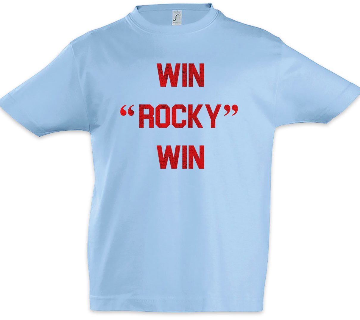 Print-Shirt Win Rock Win Kinder T-Shirt Tommy Gym Rocky Haven Adrian Boxer Balboa