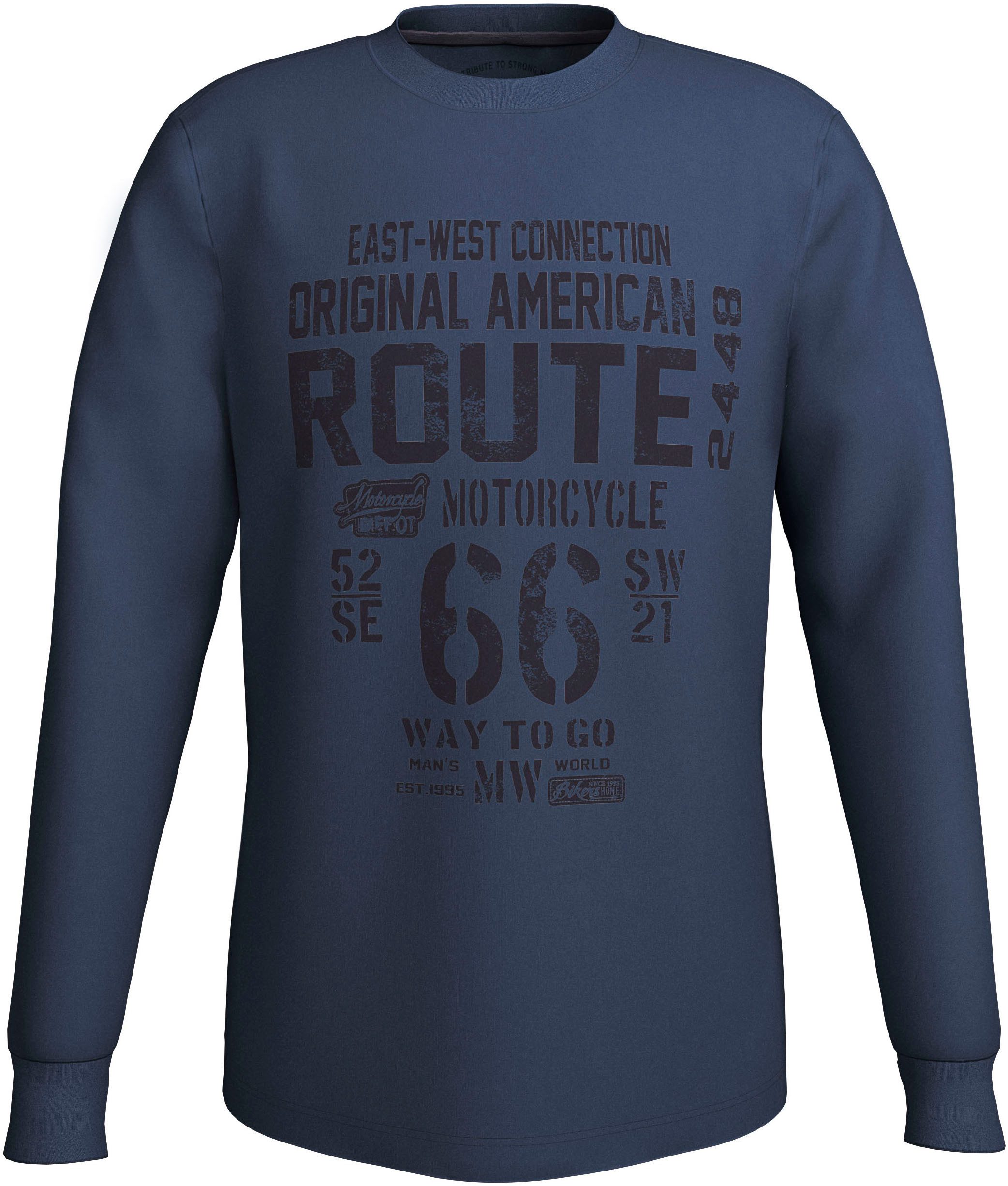 Man's World Rundhalsshirt Neue Kollektion! mit günstig online kaufen