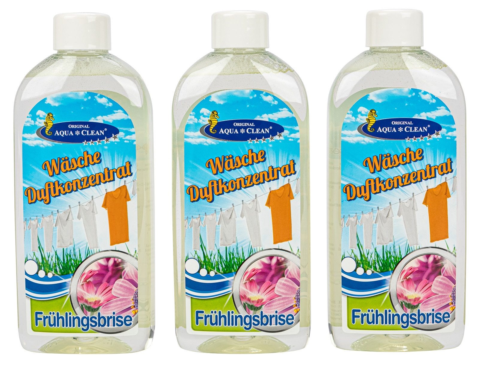 AQUA CLEAN Wäscheparfüm Wäsche Duftkonzentrat Frühlingsbrise 3x250ml (3-St)