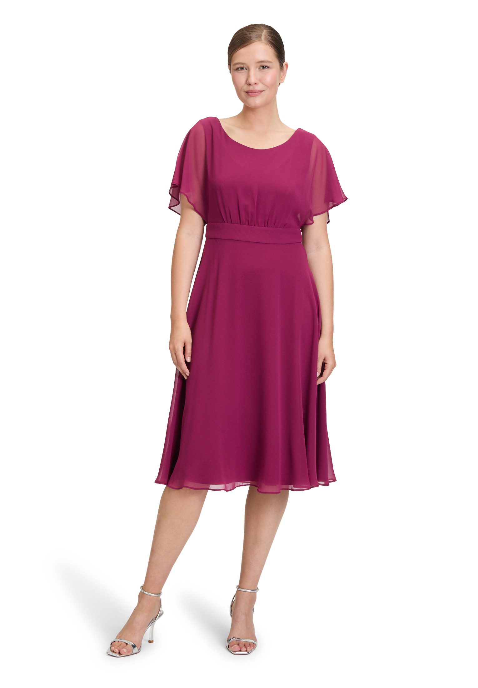 Vera Mont Cocktailkleid Damen Cocktailkleid kurzarm Raffung günstig online kaufen