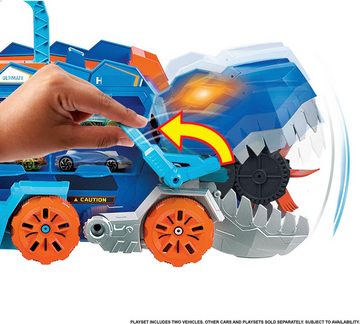 Hot Wheels Spielzeug-Transporter Ultimative Transporter, mit Rennstrecke; mit Licht und Sound