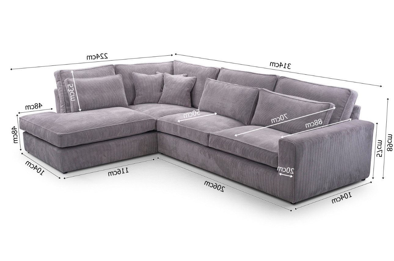 AN-MOEBEL4U Ecksofa COMFORTO STANDARD CORD 314 günstig online kaufen