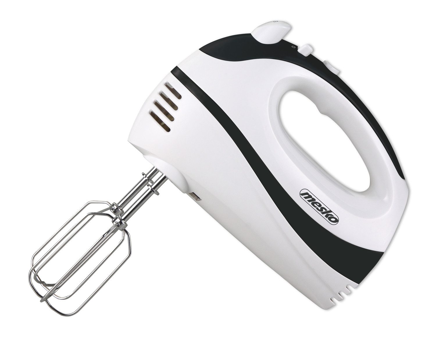 Mesko Handmixer Mesko MS 4227b Handmixer 550 Watt weiß/schwarz