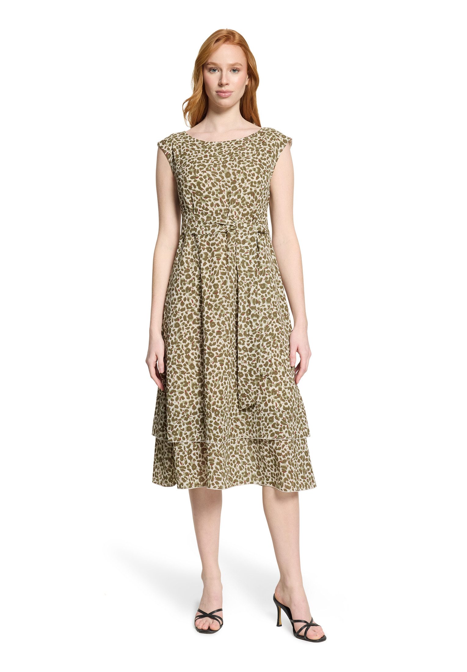 Betty Barclay Chiffonkleid Damen mit Bindegürtel