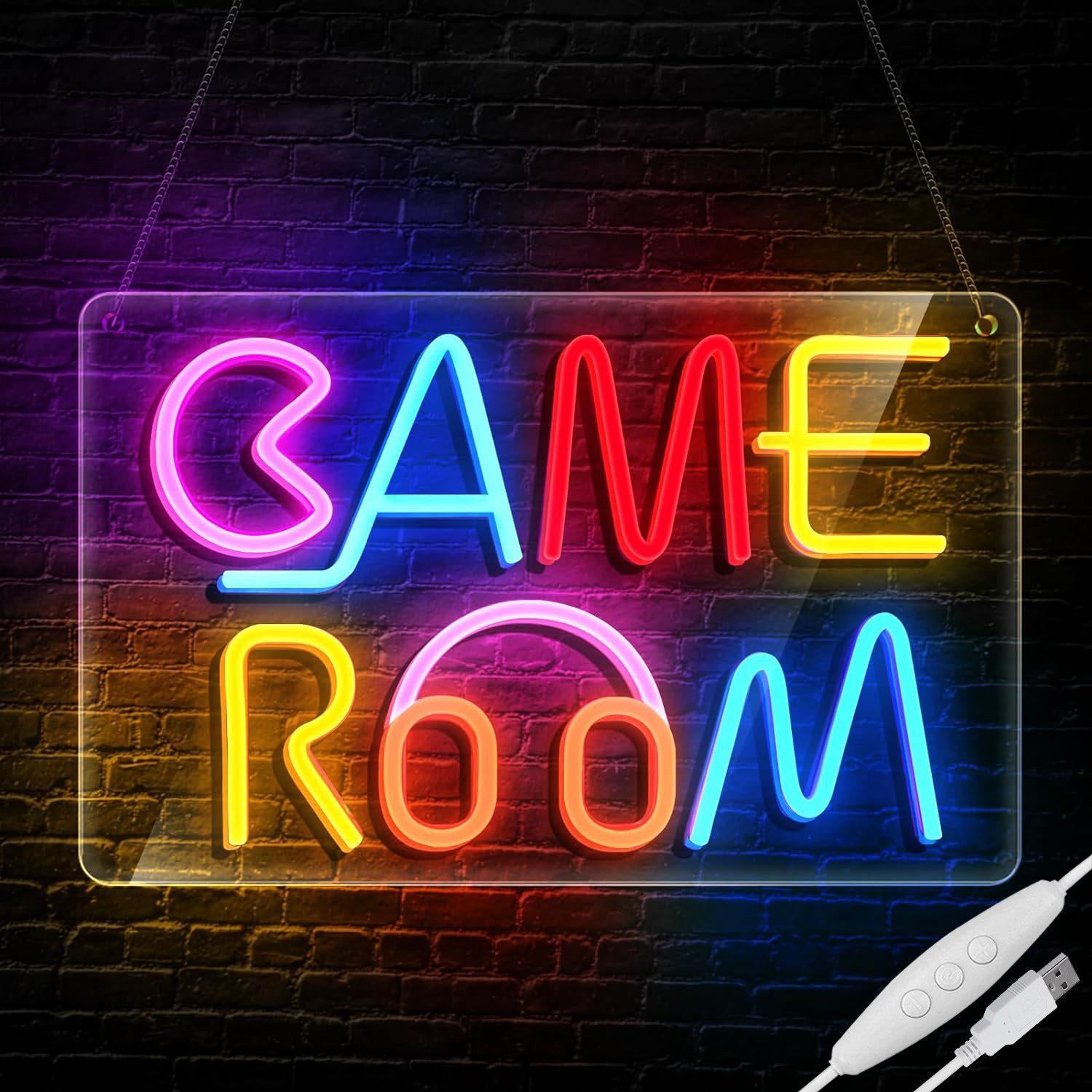 MUPOO LED Dekolicht Game Room LED-Neonschild,Dimmbar Wanddekoration,USB Neo günstig online kaufen