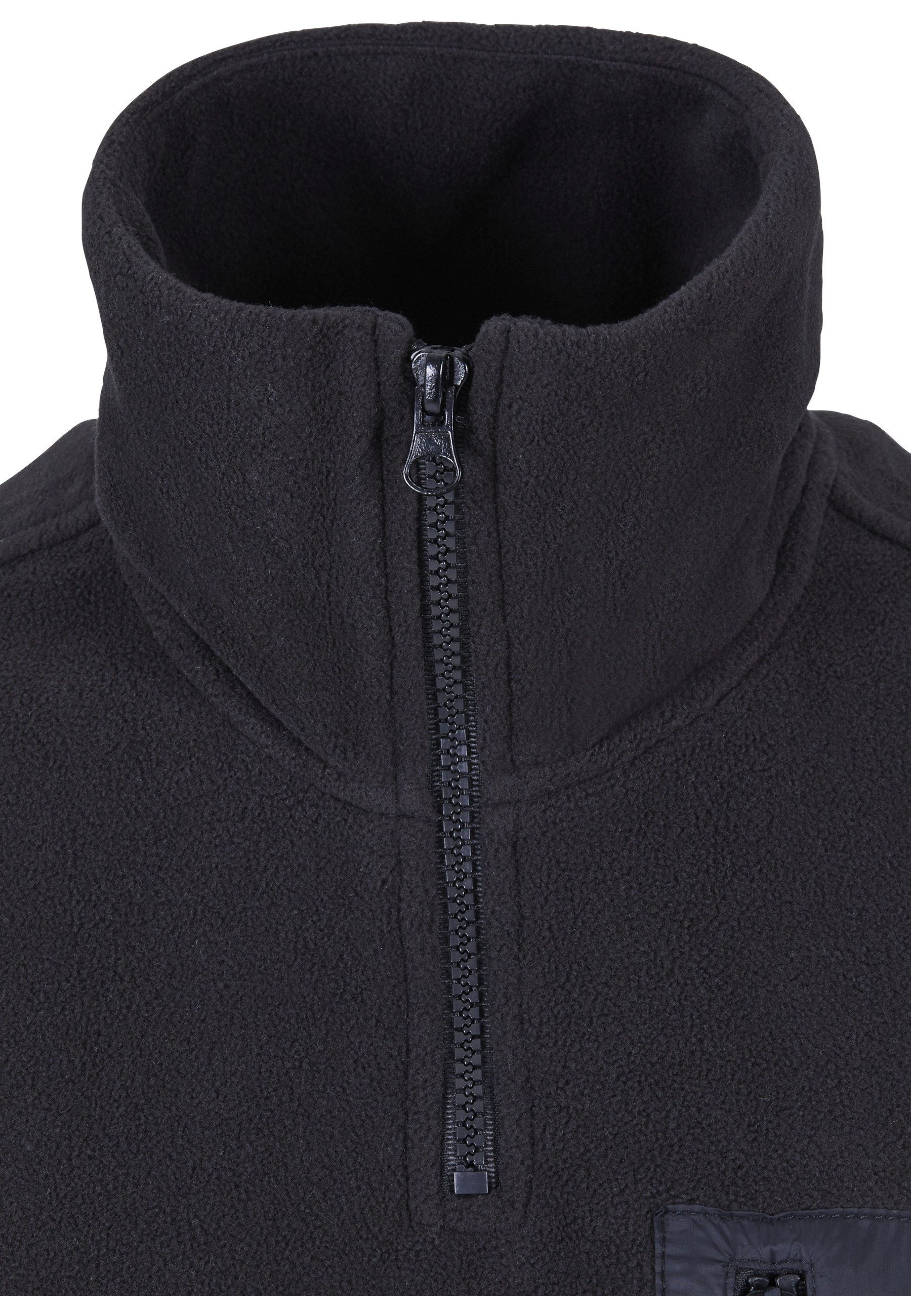 URBAN CLASSICS Sweater Urban Classics Damen Ladies Polar Fleece Troyer