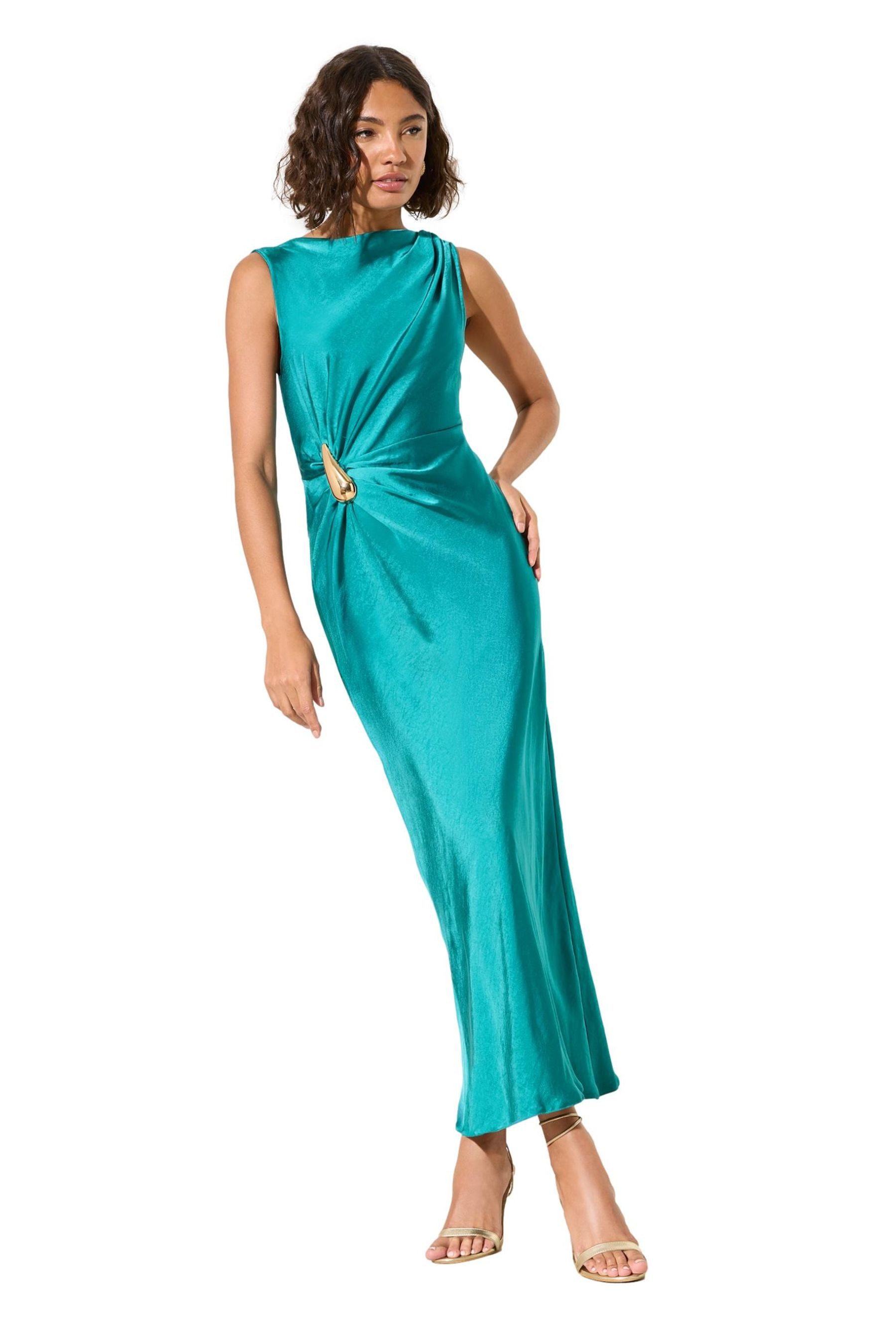 Friends Like These Midikleid Friends Like These Satin-Midikleid, Regular (1-tlg)