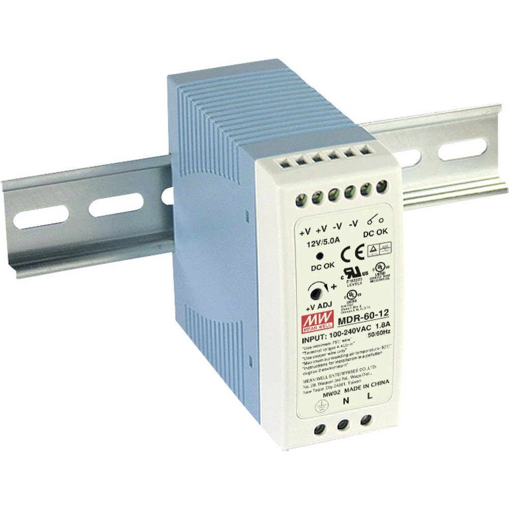 MW Mean Well MDR-60-48 Hutschienen-Netzteil (DIN-Rail) 48 V/DC 1.25 A Hutschienen-Netzteil