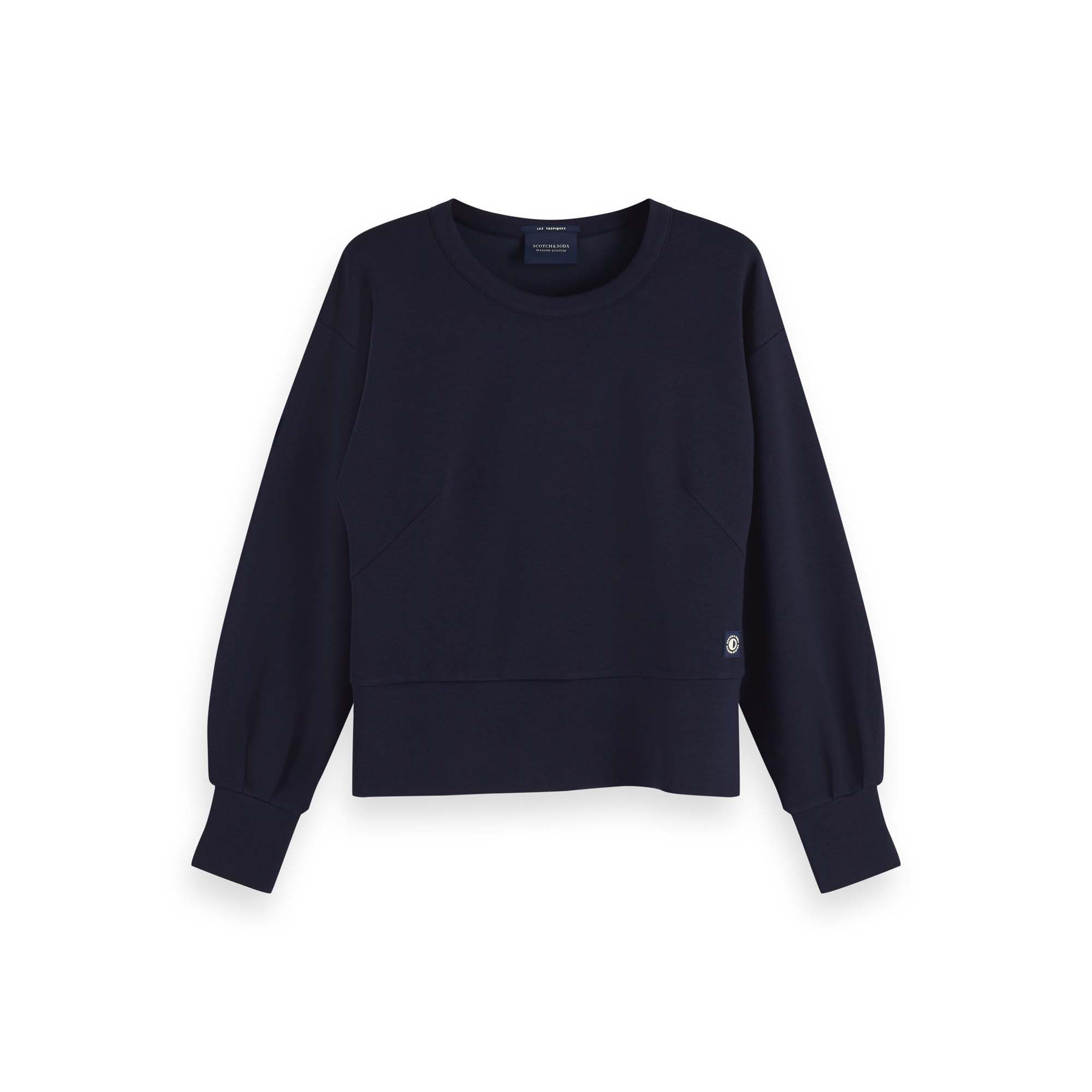 Fleecepullover Maison Scotch Damen Sweatshirt Chic Crewneck 156160