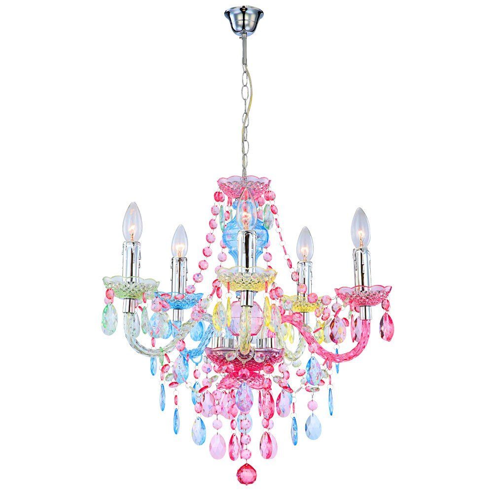 GLOBO LIGHTING Люстры, Leuchtmittel inklusive, Warmweiß, Farbwechsel, Hänge Lampe Люстры Luster dimmbar Fernbedienung