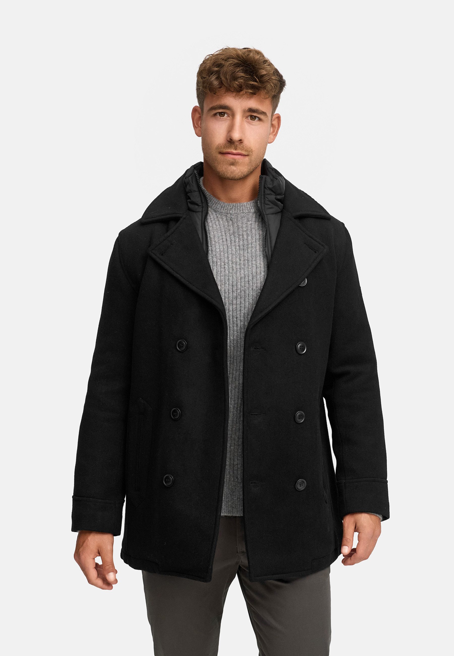 Indicode Wollmantel Herren INLunil Winter Mantel Herrenmantel Herren Mantel günstig online kaufen