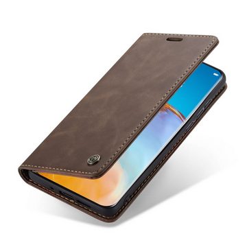 König Design Handyhülle Huawei P40 Pro, Schutzhülle Schutztasche Case Cover Etuis Wallet Klapptasche Bookstyle