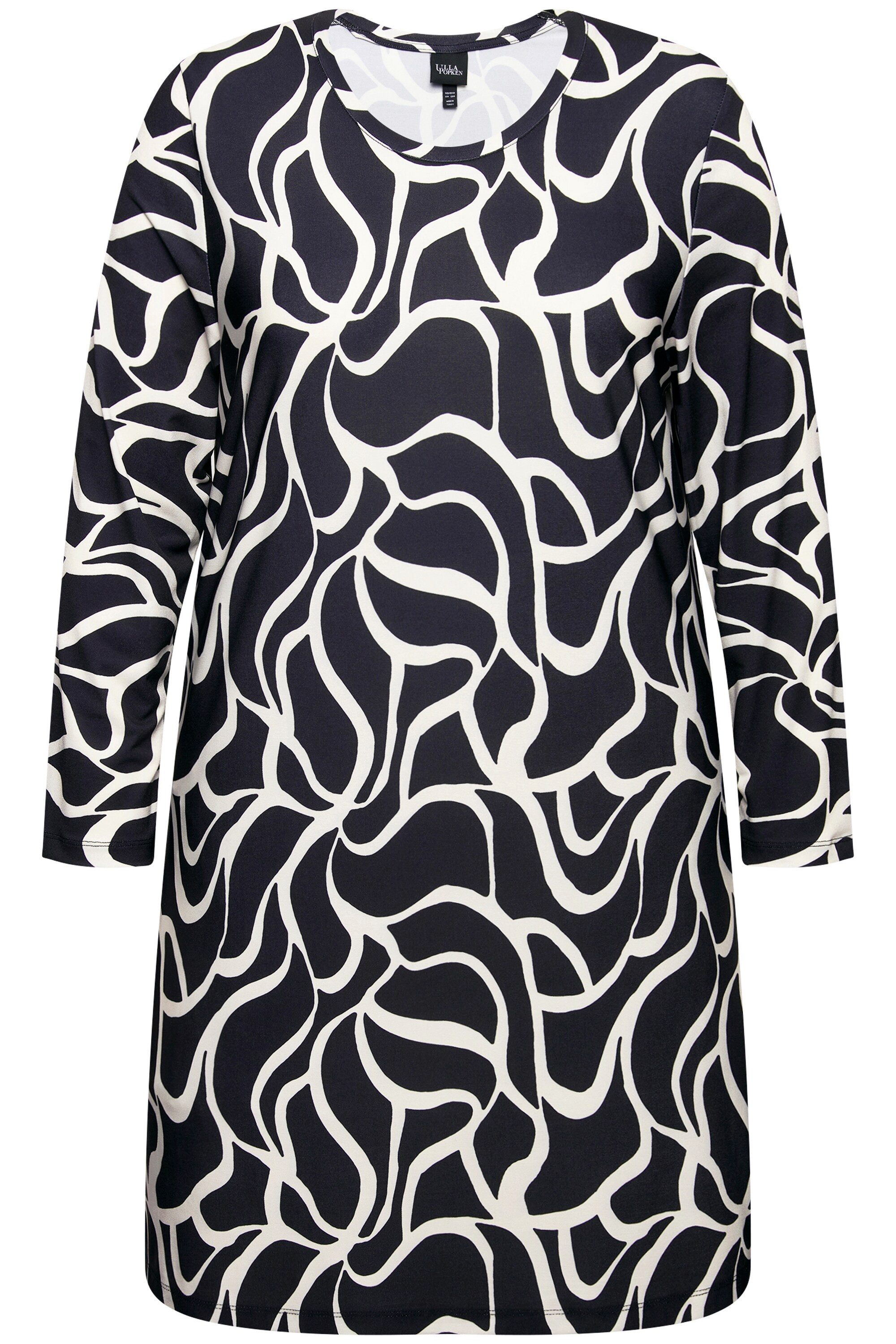 Ulla Popken Longshirt Longshirt bedruckt A-Linie günstig online kaufen