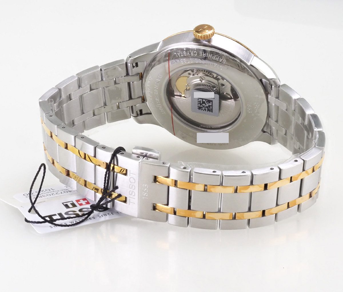 Tissot Automatikuhr schweizer Herren Uhr 42 mm Ø T0994072203802 Chemin Des Tourelles Chemin Des Tourelles, Saphirglas, Glasboden, 80 Std. Gangreserve