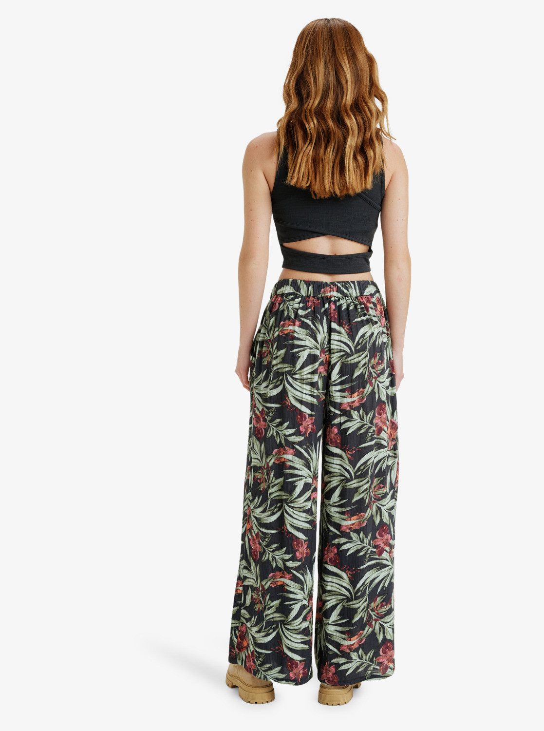 Roxy Stoffhose MIDNIGHT AVENUE CRINKLE (1-tlg) sportlicher Stil, aus Viskos günstig online kaufen