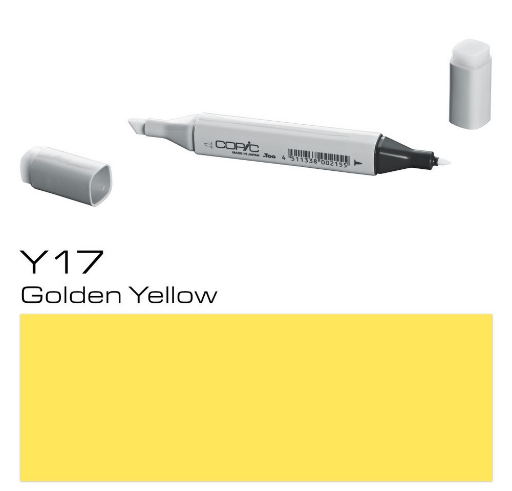Thumbnail - COPIC Marker Marker Y17, Golden Yellow - Layoutmarker für Grafiker und Designer, (1-tlg)