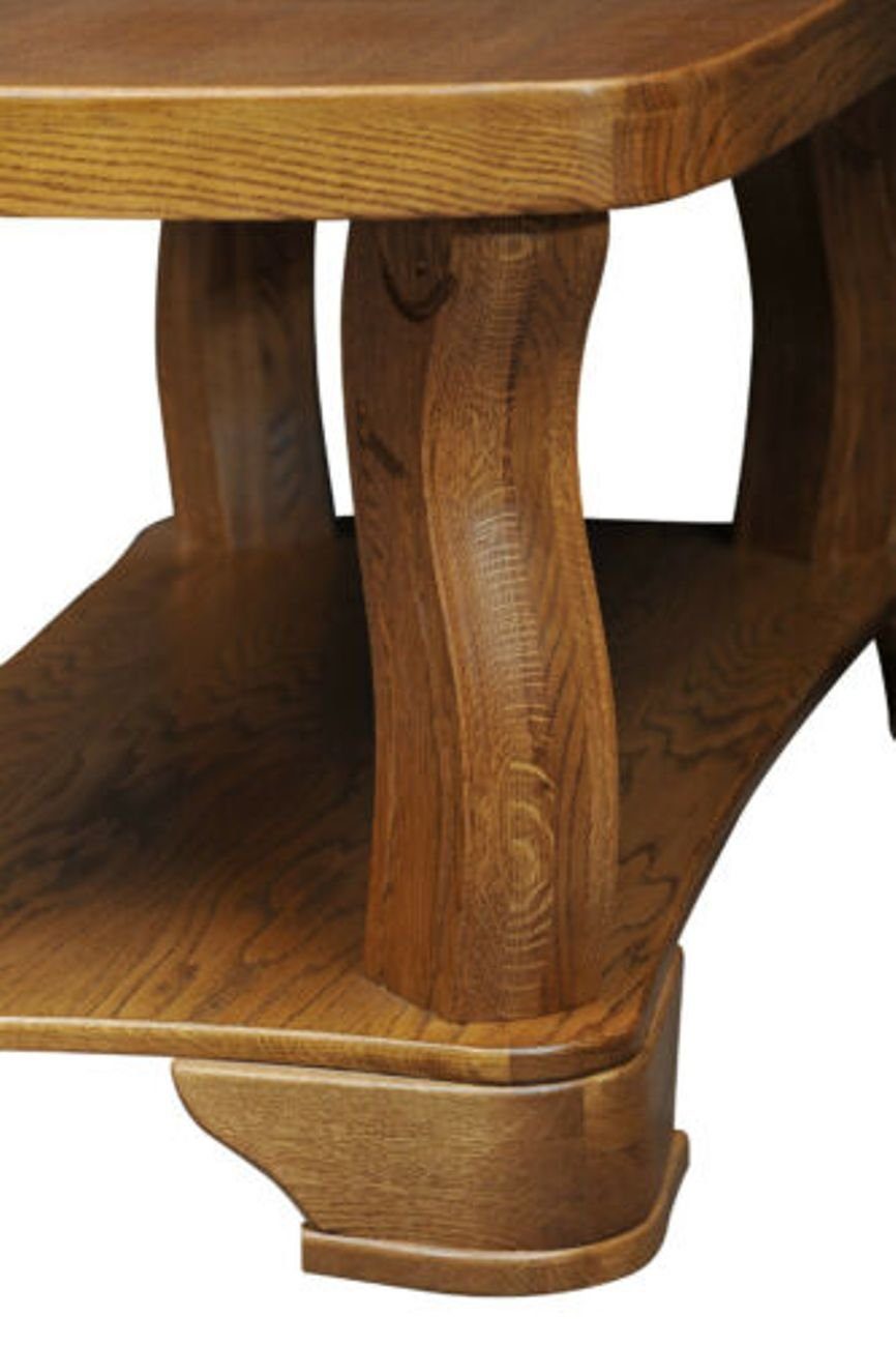 Beistell Tische Sofa Echt Wohnzimmer JVmoebel Tisch Holz Couchtisch, Art Handarbeit deco