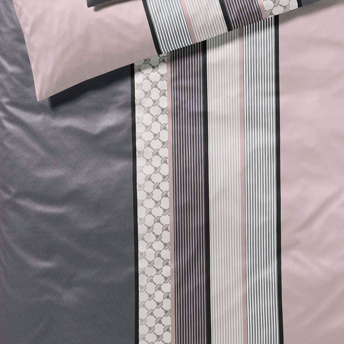 JOOP! Bettwäsche Cornflower Stripes, Mako Satin, 2 teilig