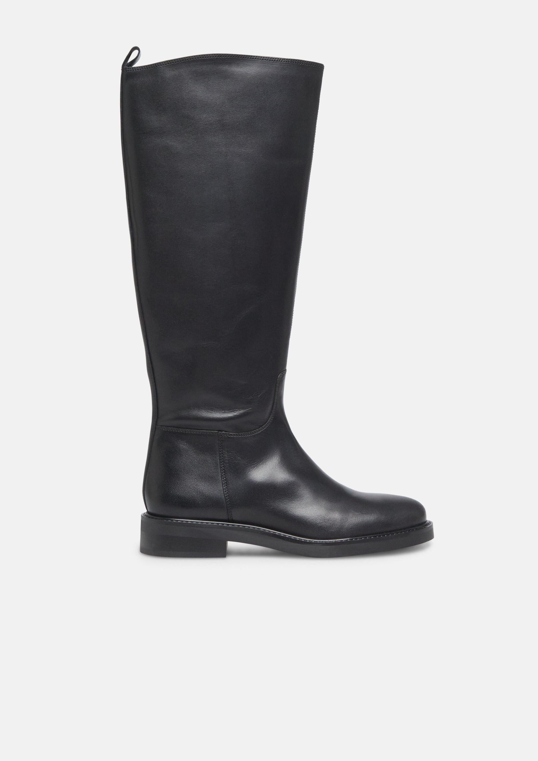 comma Stiefel Stiefel Stiefel aus Leder