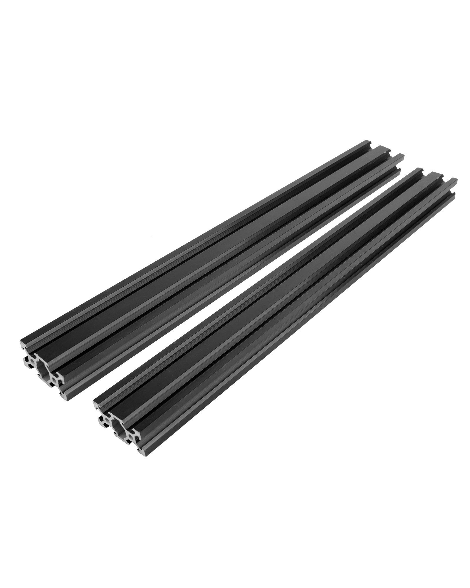 euroharry Profil 2 Stück 2040 V-Typ Schwarz Eloxierte Aluminiumprofil extrusion 3D CNC