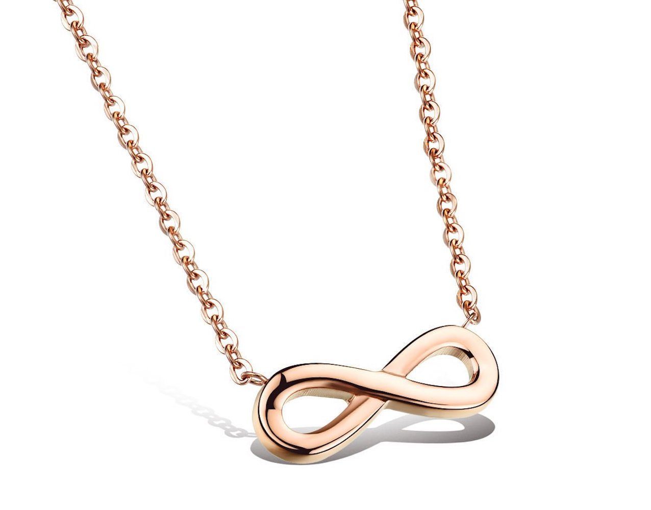 Kim Johanson Kette mit Anhänger Infinity Unendlichkeit, aus Edelstahl