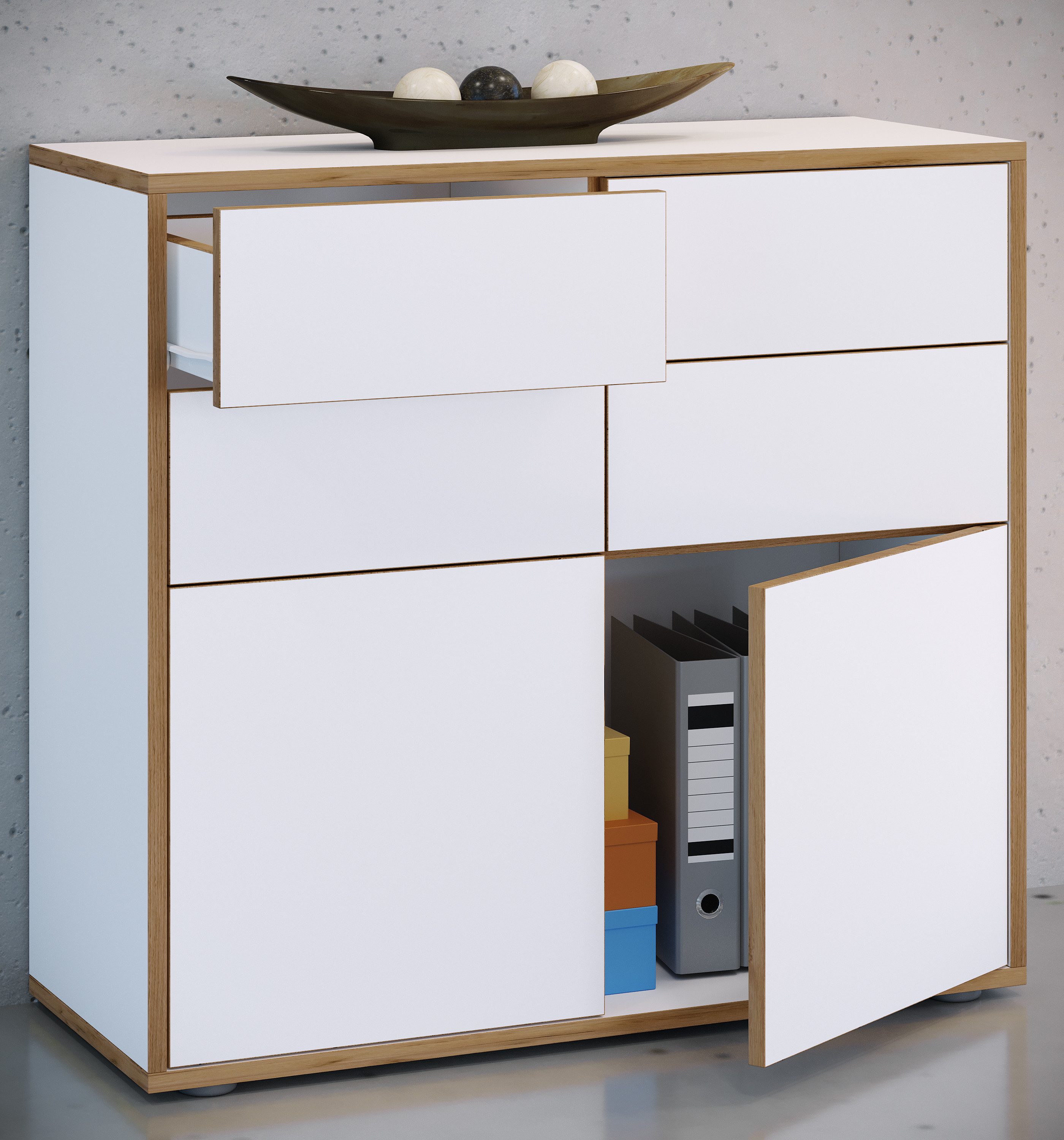 VCM Kommode Sideboard Salia H. 74 x B. 100 x T. 33 cm