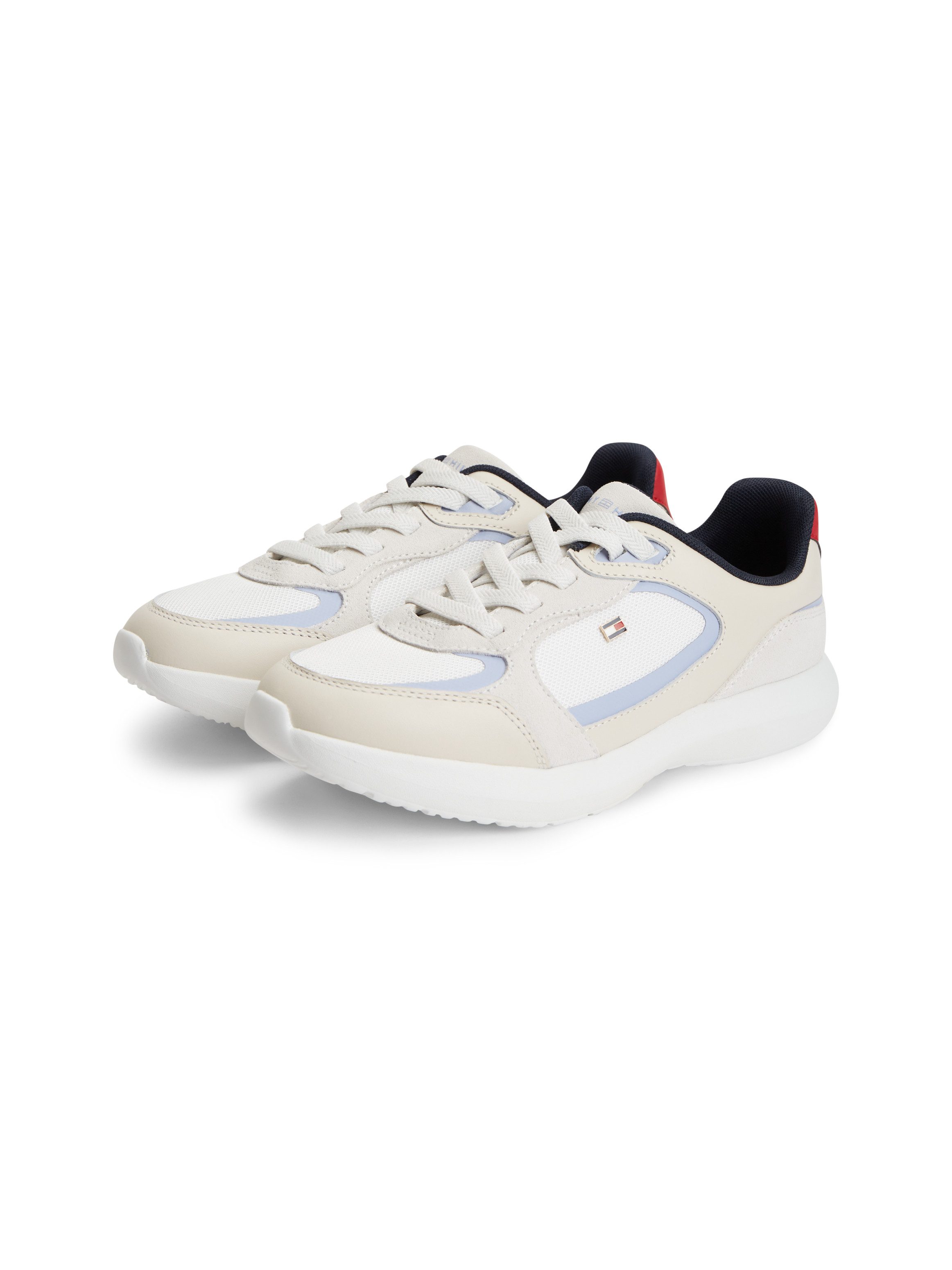 Tommy Hilfiger TH LIGHT RUNNER Sneaker Halbschuh, Schnürer mit Logoschriftzug an der Schuhzunge