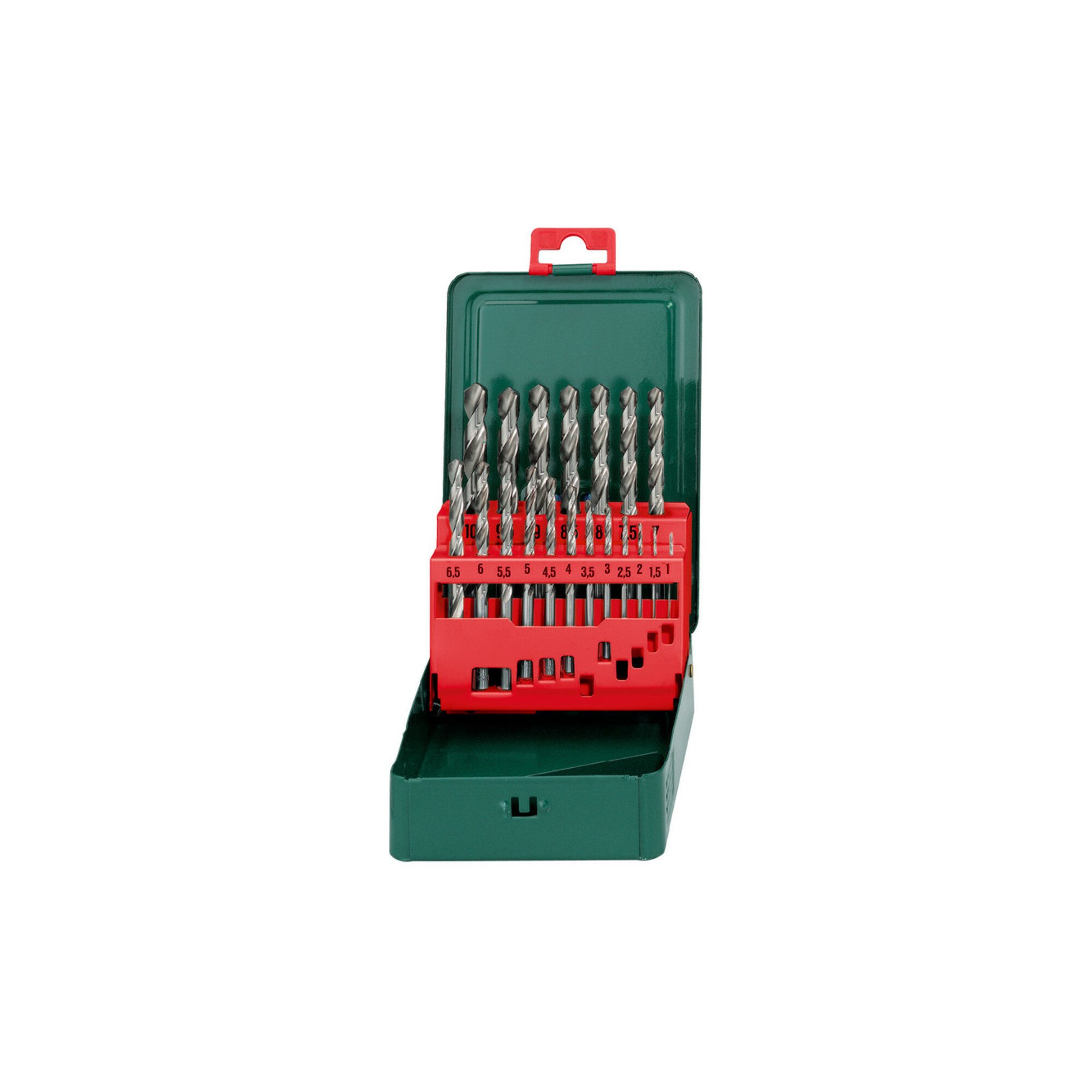 metabo Metallbohrer Metabo HSS-G-Bohrerkassette-SP, 19-teilig