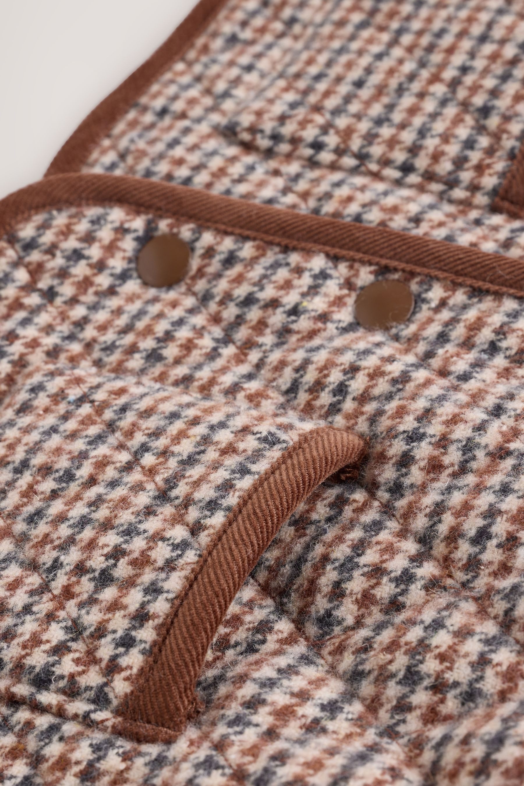 Next Steppjacke Baby Steppjacke mit Cordkragen (1-St)